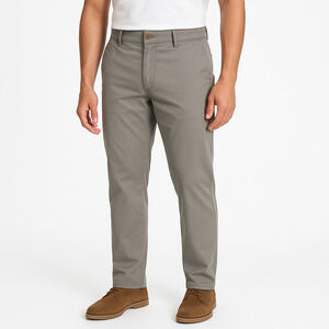 Southern Tide Pants Mens 35W 32L Gray Chinos Classic Fit Flat Front Canvas